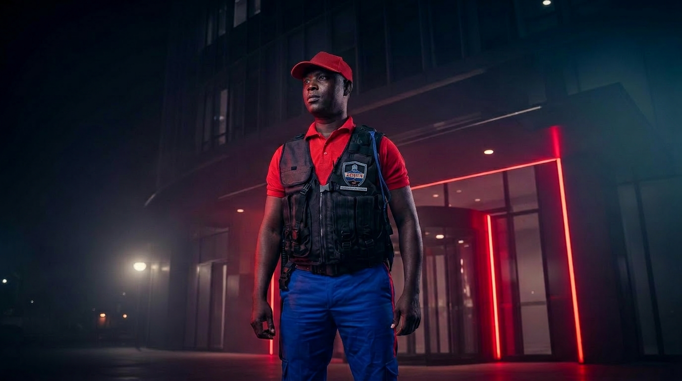 Agent Zénith Sécurité en poste de nuit